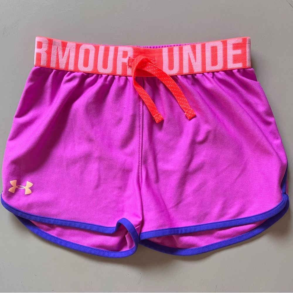 UNDER ARMOUR Heat Gear Loose Fit Sporty Vibrant Youth Athletic Shorts